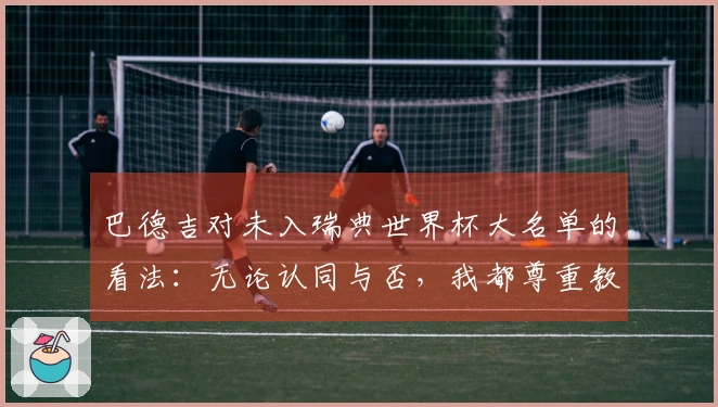 巴德吉对未入瑞典世界杯大名单的看法：无论认同与否，我都尊重教练的选择